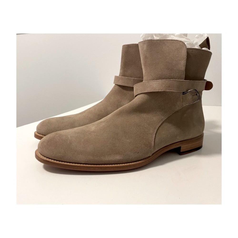 Taft Dylan Boot in Beige Suede NWT 12